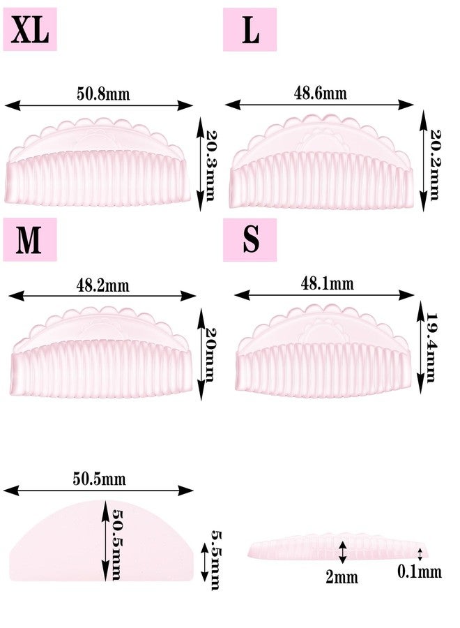 Sibba Flat Lash Lift Pads, 6 Pcs Korean Lash Lift Shields, Eyelash Lifting Pads Reusable Silicone Rods for Eyelash Perm Lamination Salon Home Use - Image 2