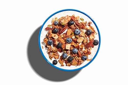 NuTrail Nut Granola Cereal, Blueberry Cinnamon, No Sugar Added, Gluten Free, Grain Free, Keto, Low Carb, Healthy Breakfast Cereal 8 oz. 3 Count - Image 5