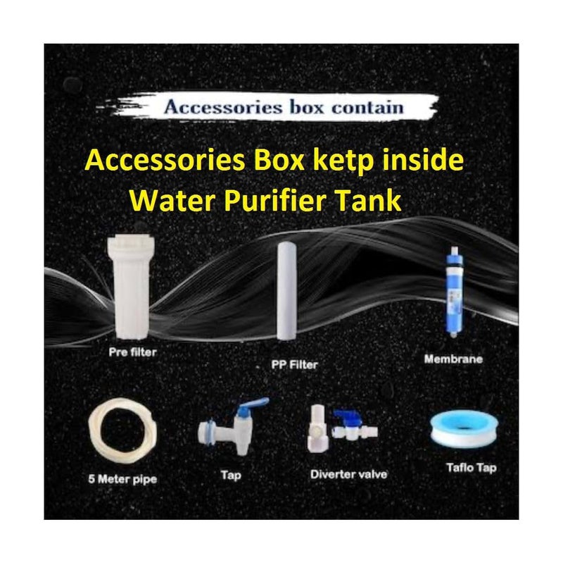 Aqua Swift Pro Ultra Smart Black Automatic RO Water Purifier with UV UF TDS Controller and CopperAlkaline with Complete Pre Filter Set ROUVUFTDS Adjuster water filter for Home Kitchen 15L  - Image 4