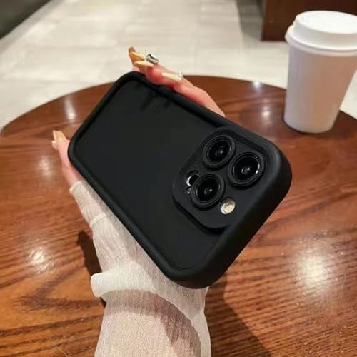 KC Back Cover for Vivo V60 5G / V60e 5G / Vivo T4 Pro 5G - Stylish Sweet Bunny Ear & Bowknot Soft Bumper Silicone Case with New Camera Protection (Black) - Image 5