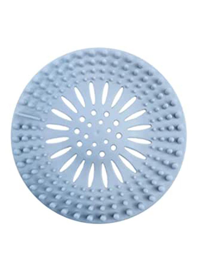 NIBEMINENT Shower Drain Hair Trap Durable Blue 5.1inch  - Image 1