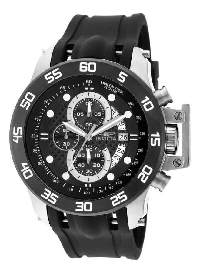 Invicta Men's I-Force 51mm Silicone Quartz Watch, Black (Model: 19251) - Image 1