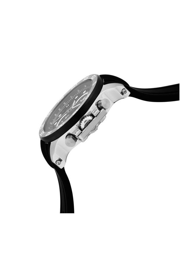 Invicta Men's I-Force 51mm Silicone Quartz Watch, Black (Model: 19251) - Image 3