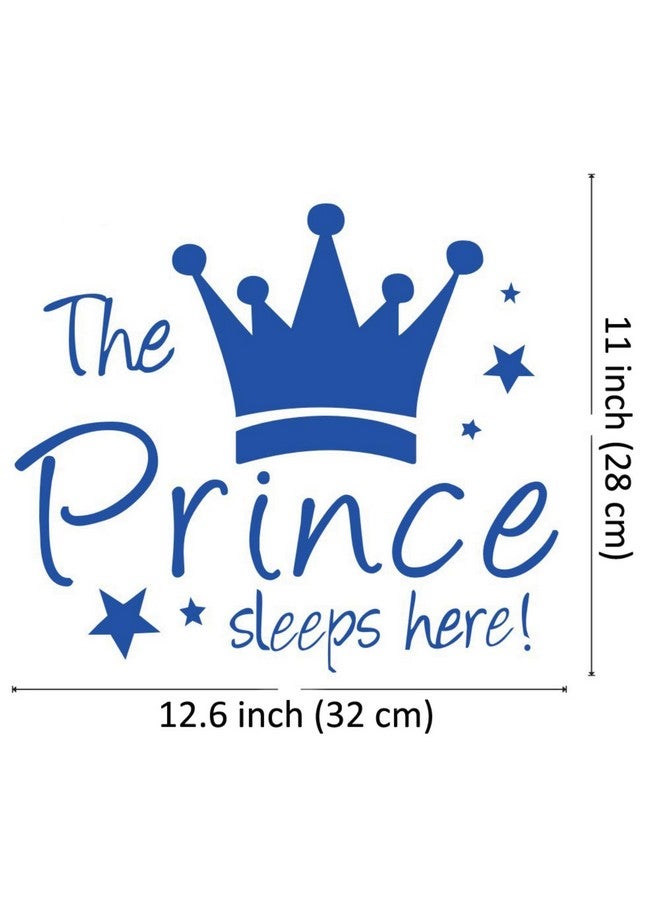 Maydahui 2Pcs Wall Sticker The Prince/Princess Sleep Here 12.6 Inch Little Crown Star Art Quotes Wall Decal Decor For Living Room Bedroom - Image 3