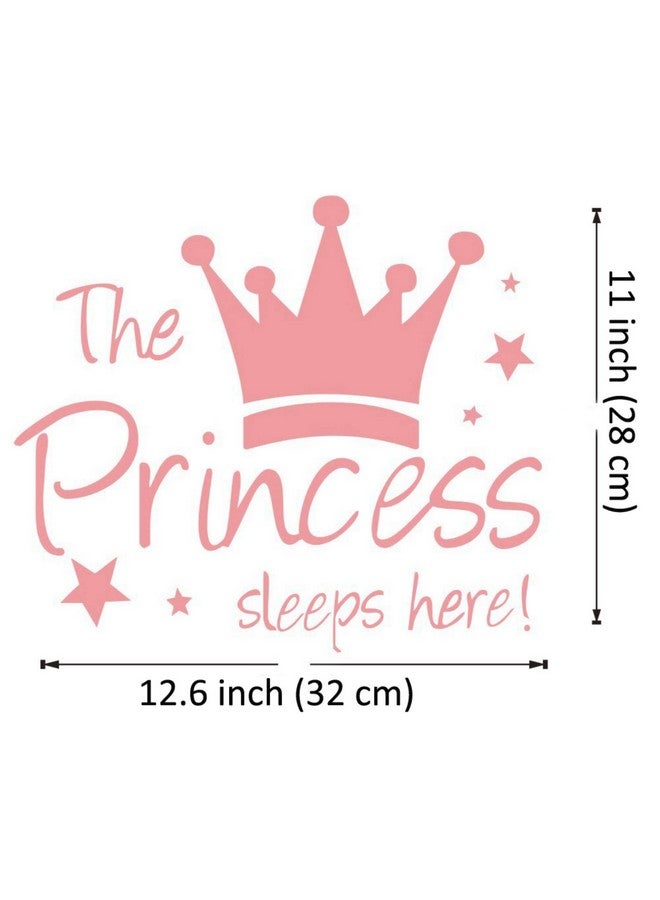 Maydahui 2Pcs Wall Sticker The Prince/Princess Sleep Here 12.6 Inch Little Crown Star Art Quotes Wall Decal Decor For Living Room Bedroom - Image 2