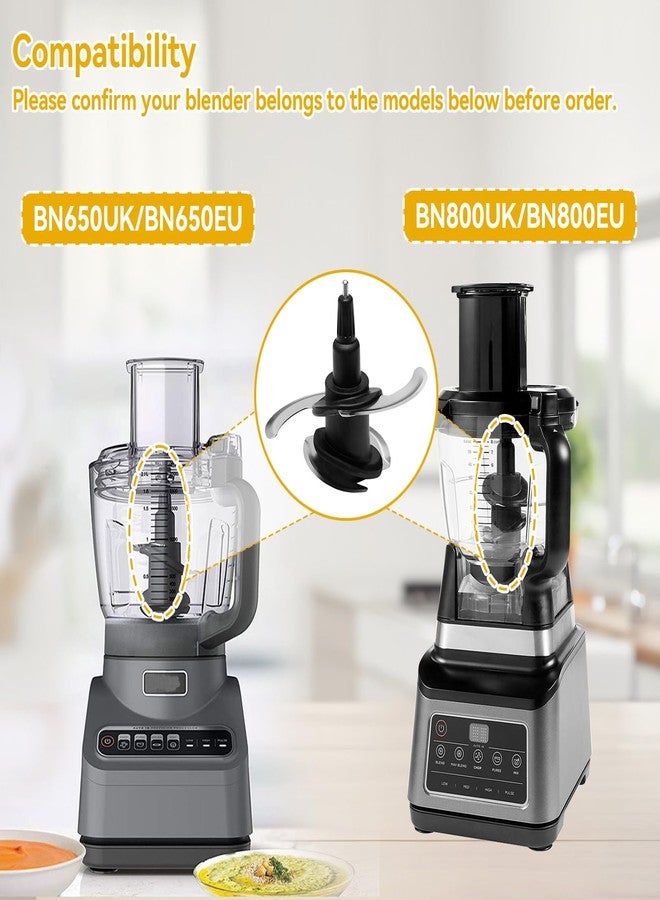 SYWAN Blender 4 Blade Compatible with Ninja 64oz 72oz Food Processor Bowl Chopping Blade 319KKU770 8-Cup 9-Cup Pitcher CT682SP BL681A BL682 BL770 BL770AMZ and More - Image 4