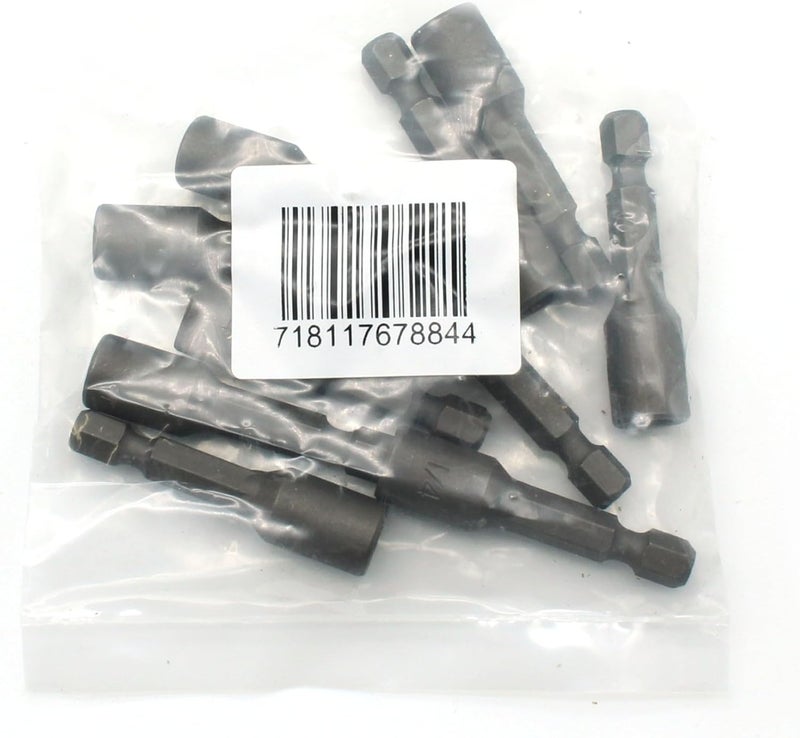 TEMO 10 pc Impact Ready Nut Driver 1/4 Inch Magnetic Nutsetter Set 1/4 Inch Shank - Image 5