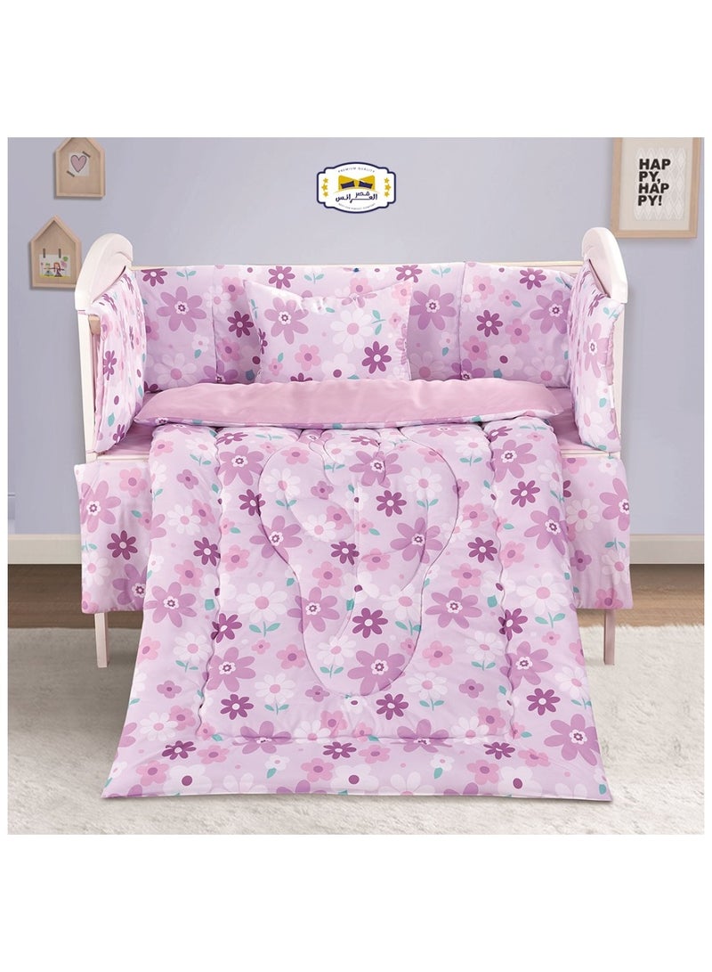 برايدس مفرش موآليد بحواجز 5 قطع - لارك - بنفسجي فاتح - زهري - Image 1