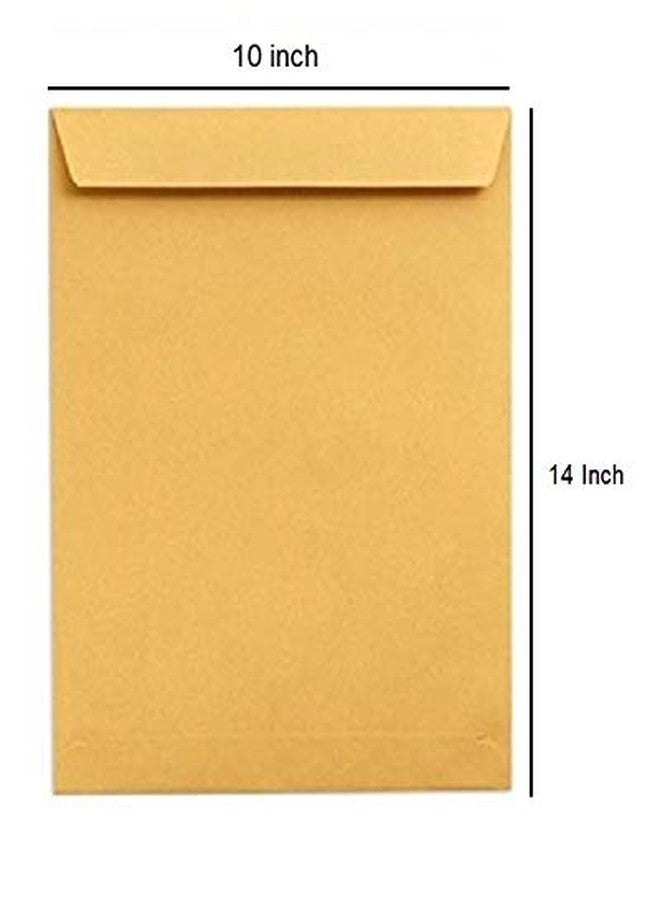 True-Ally Poly Laminated inside Paper, Plastic Envelopes, Pack of 25, Yellow, 10 x 14 inches - Image 2