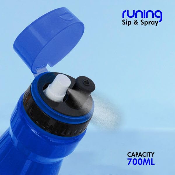 Nivia Running Sipper, Spray Sipper, For Running, Gym, Outdoor Training, Leakproof, BPA Free, 700ML (Blue) - Image 3