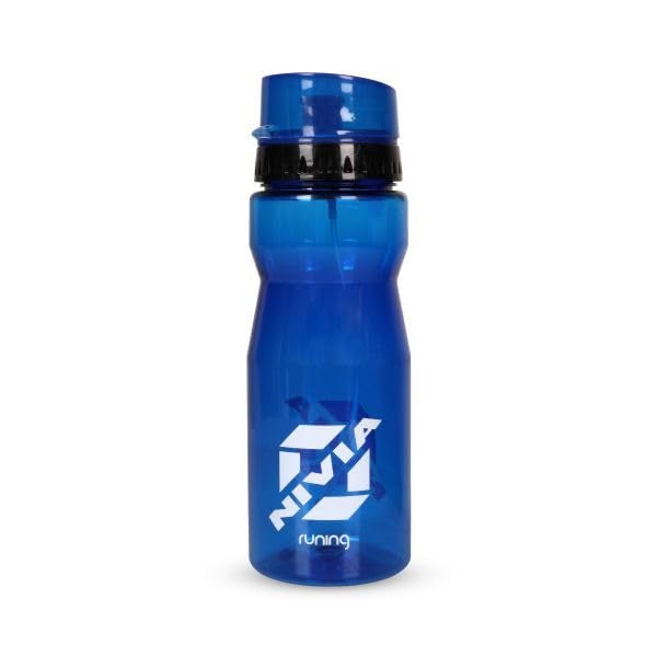 Nivia Running Sipper, Spray Sipper, For Running, Gym, Outdoor Training, Leakproof, BPA Free, 700ML (Blue) - Image 1