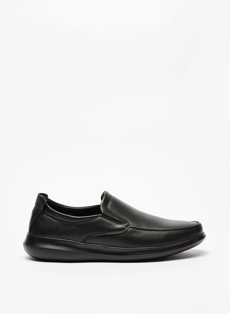 Le Confort Mens Solid Slip On Loafers