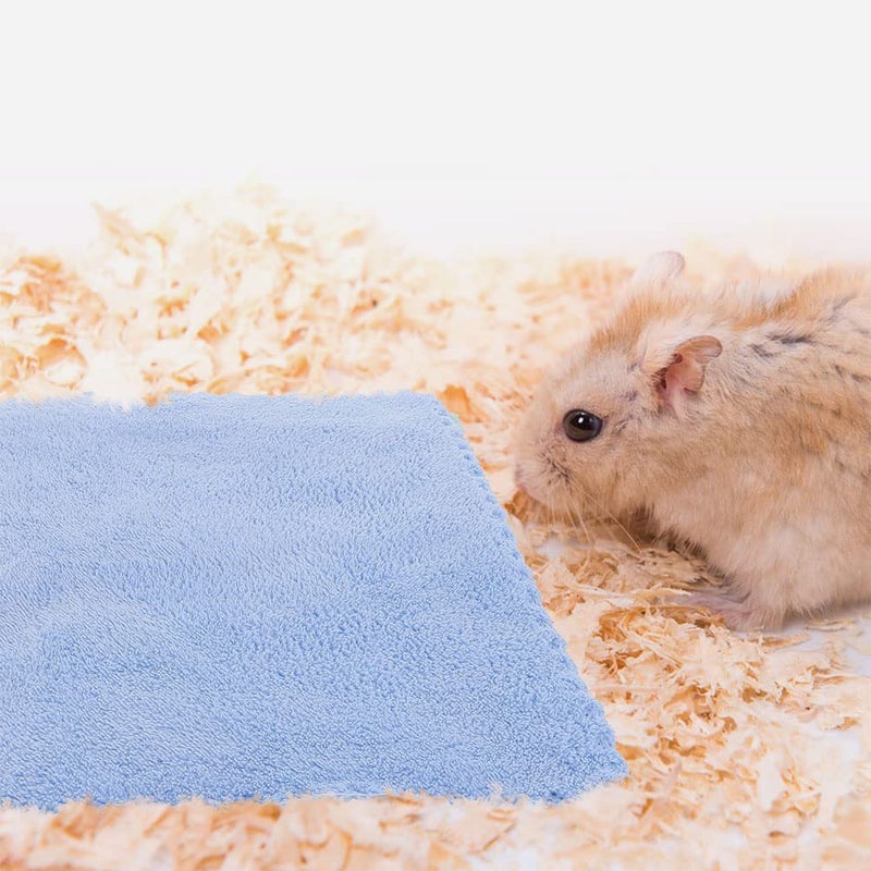 12Pcs Mixed Color Guinea Pigs Fleece Blankets Soft Cage Liners Bedding Bath Towels 11 8x11 8in - Image 5