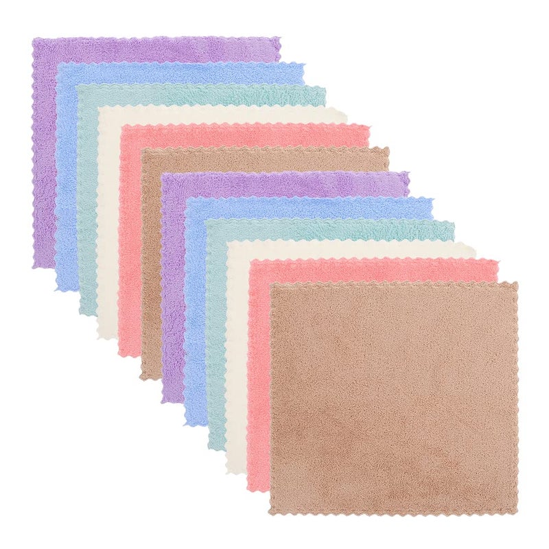12Pcs Mixed Color Guinea Pigs Fleece Blankets Soft Cage Liners Bedding Bath Towels 11 8x11 8in - Image 2