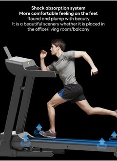 ETG 1-12 km/h Small Home Treadmill, Foldable, Multi-Functional, Silent, Suitable for Home Indoor Gym Use 138*71*118CM  - Image 4