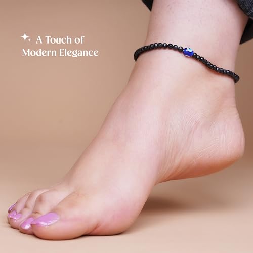 GEMSMANTRA Evil Eye Anklet for Women Stylish | Fancy Payal | Leg Chain Jewelry Gift for Women - Image 2