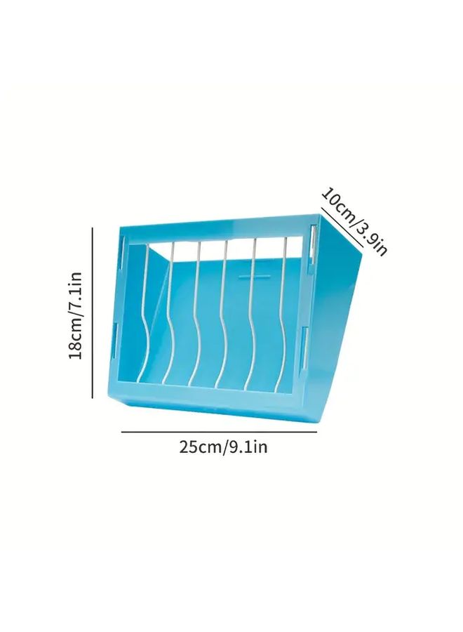 شبكة فولاذية خضراء لحامل قش الأرانب مع صينية تغذية ثابتة مانعة للهدر - Image 4