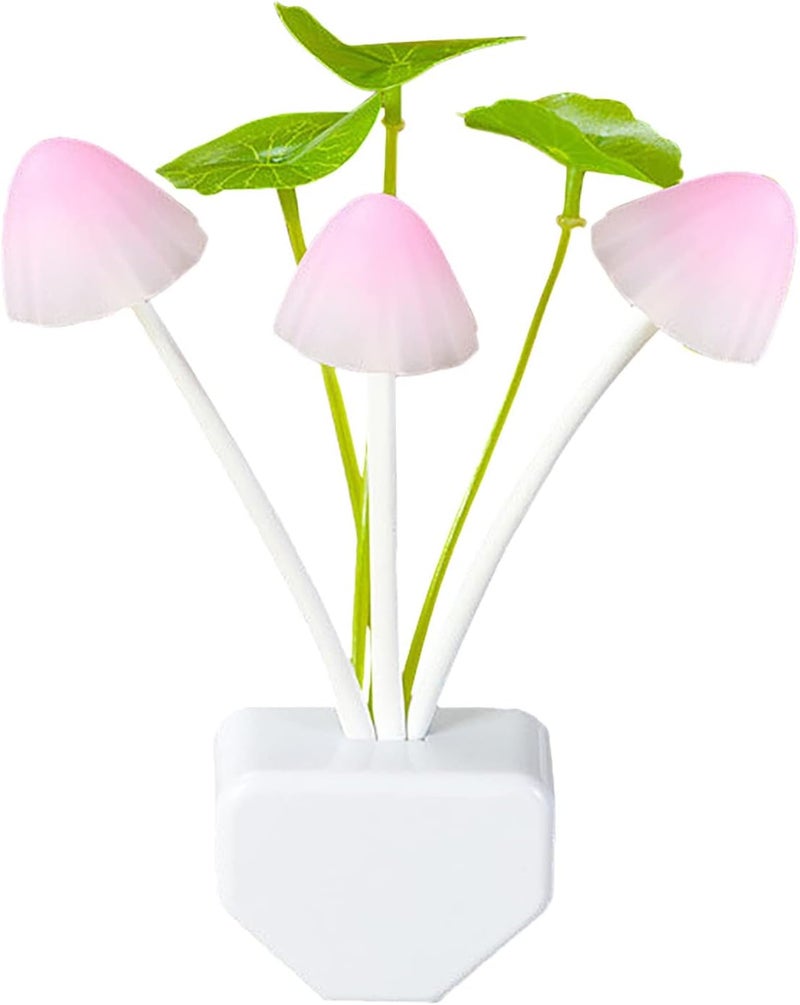 comfrt Romantic Colorful LED Night Light, Sensor Pomegranate Potted Light for Home Bedroom Plug-in Wall Lighting Decoration - Image 1