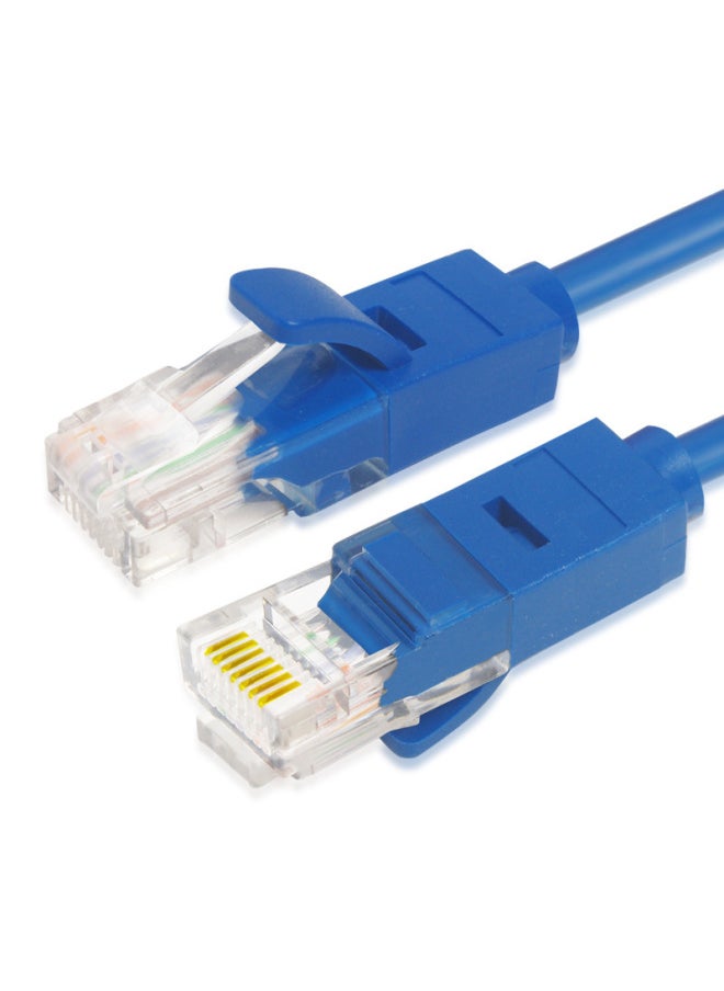 Generic Direct Ultra-five Finished Network Cable 1 Meter 2 Meter 3 Meter 5 Meter Oxygen-free Copper Network Cable 6 Network Jumper-Color:12 In Blue.-Line Length:Foot 0.5 Meters  - Image 5