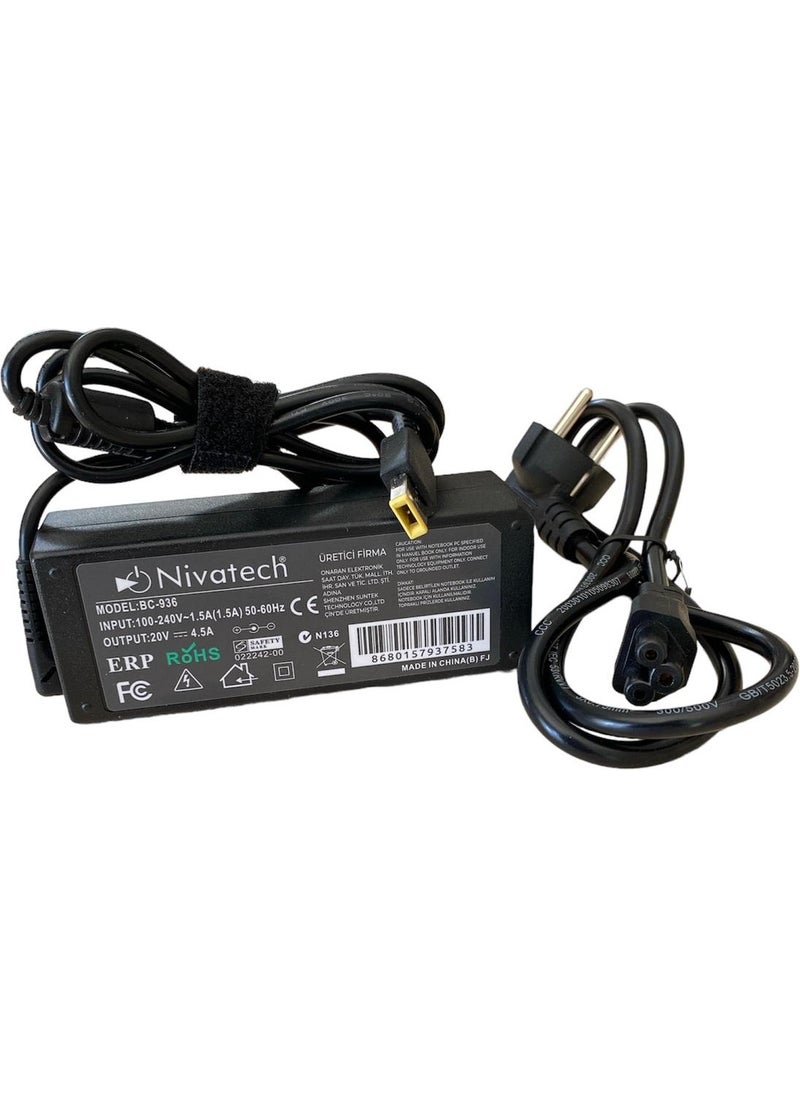 NCP - Lenovo 20V 3.25A 10.5 4.0mm Square Tip Laptop Adapter Charger Lenova1 - Image 1