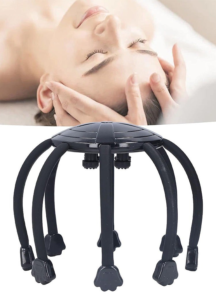 Electric Head Massager, Intelligent Head Massager Massager Black - Image 3