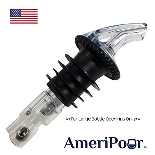 Ameripour - Measured Liquor Pourer - Patron Pour Spout - Made 100% In The USA. Bar Spouts That Don't Leak - No Cracks, Just A Perfect Cocktail Pour Every Time. (Clear, 1.5oz (45ml) - 10 Pack) - Image 2