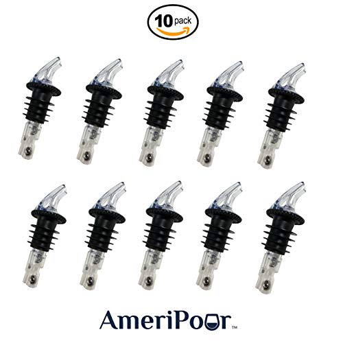 Ameripour - Measured Liquor Pourer - Patron Pour Spout - Made 100% In The USA. Bar Spouts That Don't Leak - No Cracks, Just A Perfect Cocktail Pour Every Time. (Clear, 1.5oz (45ml) - 10 Pack) - Image 3