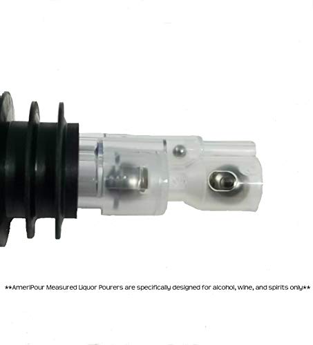 Ameripour - Measured Liquor Pourer - Patron Pour Spout - Made 100% In The USA. Bar Spouts That Don't Leak - No Cracks, Just A Perfect Cocktail Pour Every Time. (Clear, 1.5oz (45ml) - 10 Pack) - Image 5