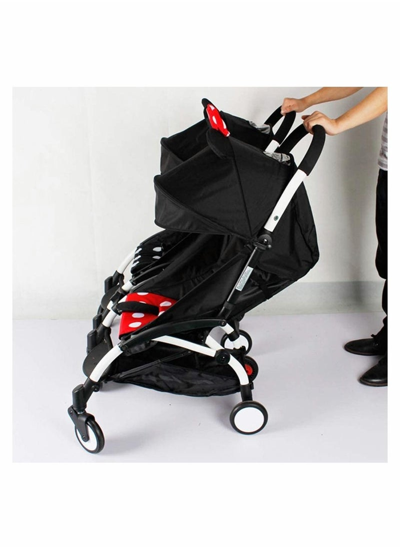 SYOSI - Stroller Connectors for Babyzen YOYO2 YOYO+ Strollers, Twin Strollers Connector for Toddlers, Twin Baby Stroller Connect Adapter, Turns Two Single Strollers into a Double Stroller - Image 1