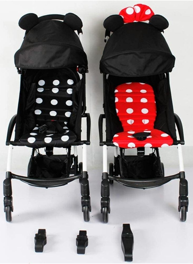 SYOSI - Stroller Connectors for Babyzen YOYO2 YOYO+ Strollers, Twin Strollers Connector for Toddlers, Twin Baby Stroller Connect Adapter, Turns Two Single Strollers into a Double Stroller - Image 1