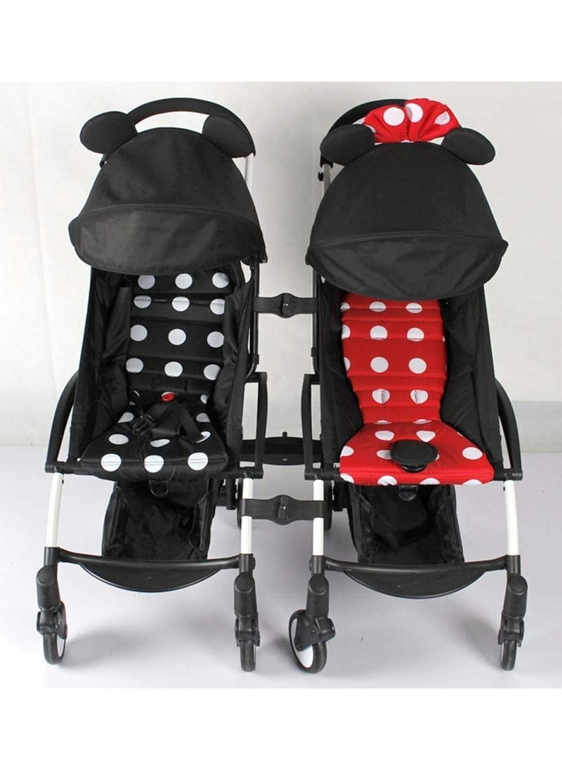 SYOSI - Stroller Connectors for Babyzen YOYO2 YOYO+ Strollers, Twin Strollers Connector for Toddlers, Twin Baby Stroller Connect Adapter, Turns Two Single Strollers into a Double Stroller - Image 1