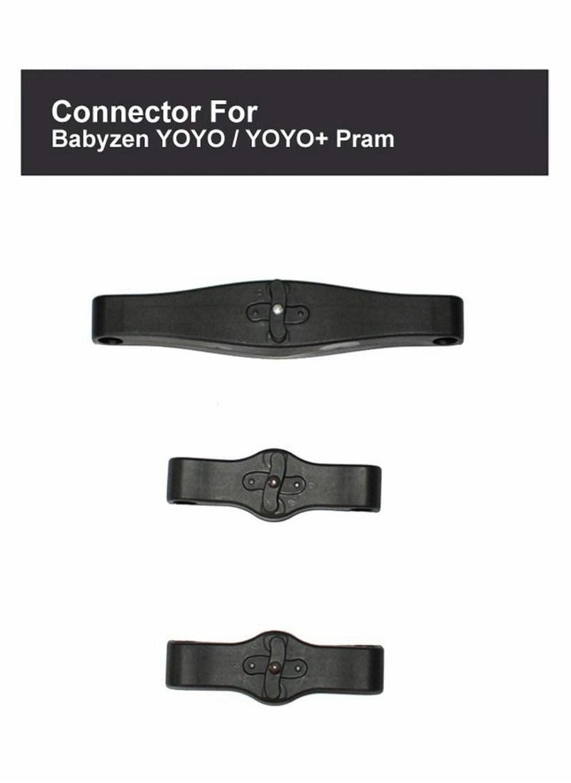 SYOSI - Stroller Connectors for Babyzen YOYO2 YOYO+ Strollers, Twin Strollers Connector for Toddlers, Twin Baby Stroller Connect Adapter, Turns Two Single Strollers into a Double Stroller - Image 1