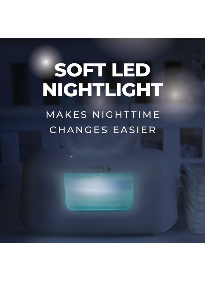Jool Baby Products - TinyBums Baby Wipe Warmer & Dispenser with LED Changing Light & On/Off Switch - Jool Baby - Image 1