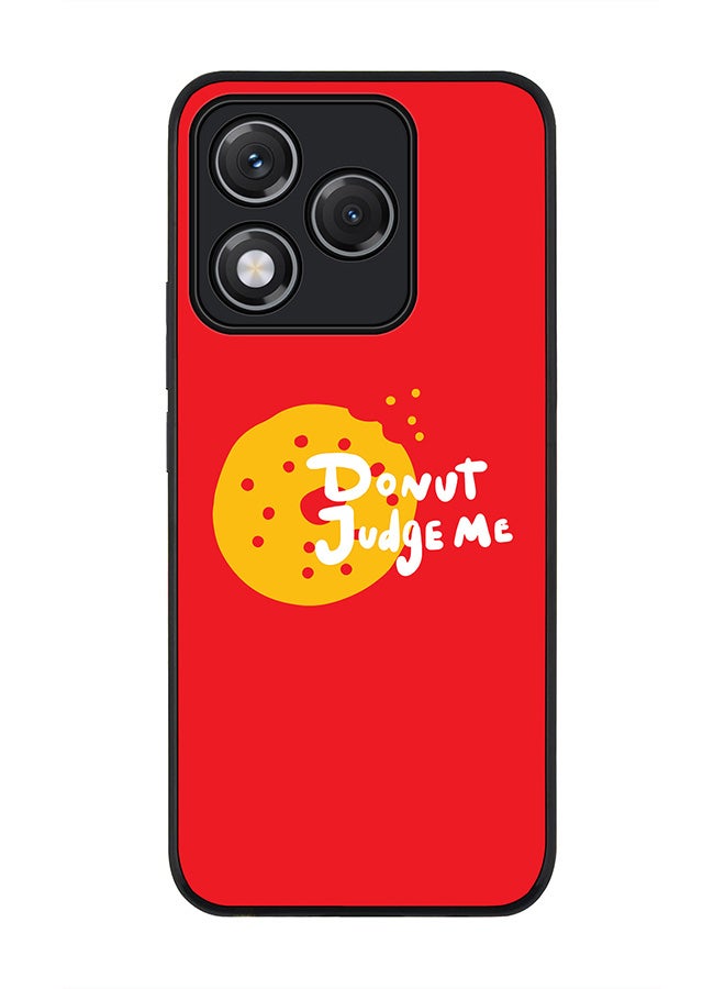 Stylizedd For Honor 400 Lite Case,Slim fit Camera Protection, Shockproof Thin Phone cover  - Donut judge me