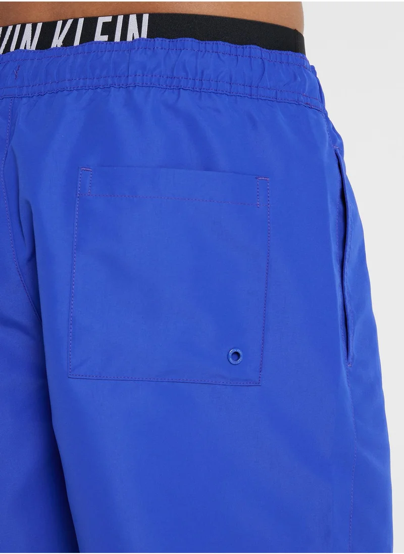 CALVIN KLEIN Logo Drawstring Swim Shorts