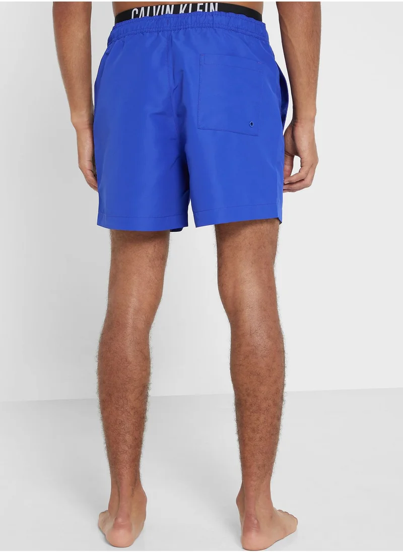 CALVIN KLEIN Logo Drawstring Swim Shorts