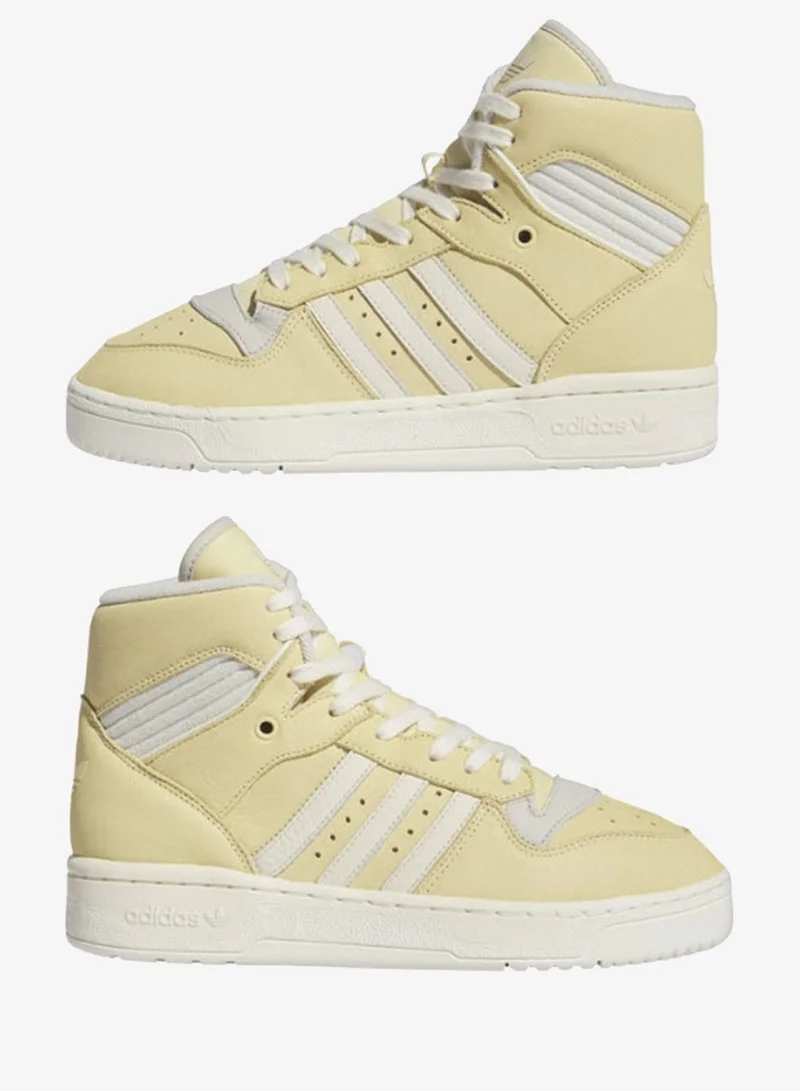 اديداس اوريجينالز أديداس ريفالري هاي دبليو أوريجينالز شوز أطفال أصفر