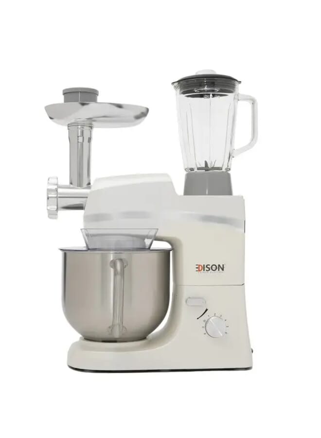 اديسون عجانة  6 وظائف 6.5 لتر استيل لؤلؤي 1000واط - Image 1