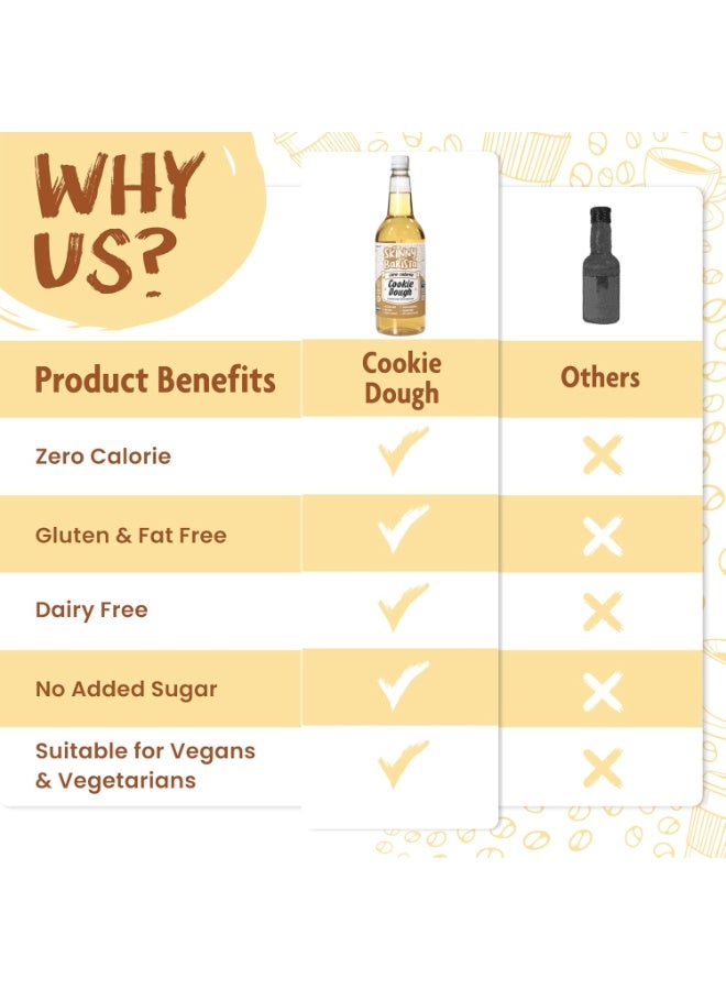 ذا سكيني فود كو. باريستا، نباتي، منخفض السعرات الحرارية، خالي من السكر، شراب باريستا 1 لتر - Image 3