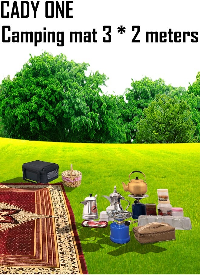 Cady One Portable picnic and camping mat Portable ground mat suitable for picnics travel camping and walking size 2*3 meters  - Image 2