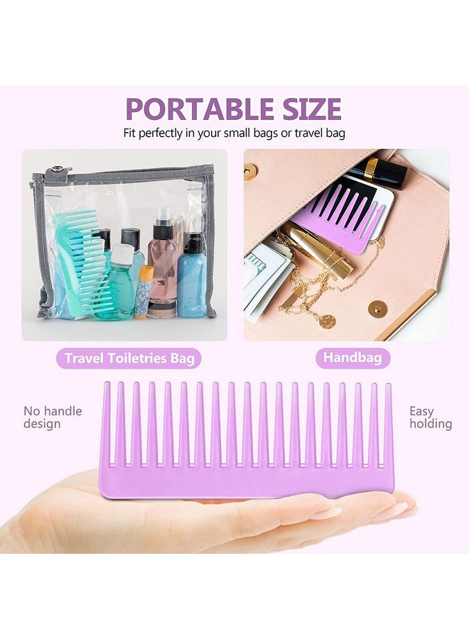 Maple مشط شامبو تفكيك الشعر بأسنان عريضة من مابل - مشط زى للنساء والرجال - مجموعة متعددة الألوان، عبوة من 4 - Image 3