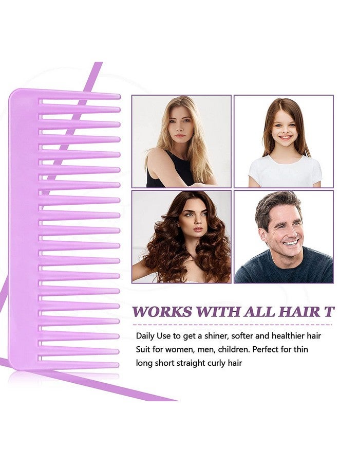 Maple مشط شامبو تفكيك الشعر بأسنان عريضة من مابل - مشط زى للنساء والرجال - مجموعة متعددة الألوان، عبوة من 4 - Image 5