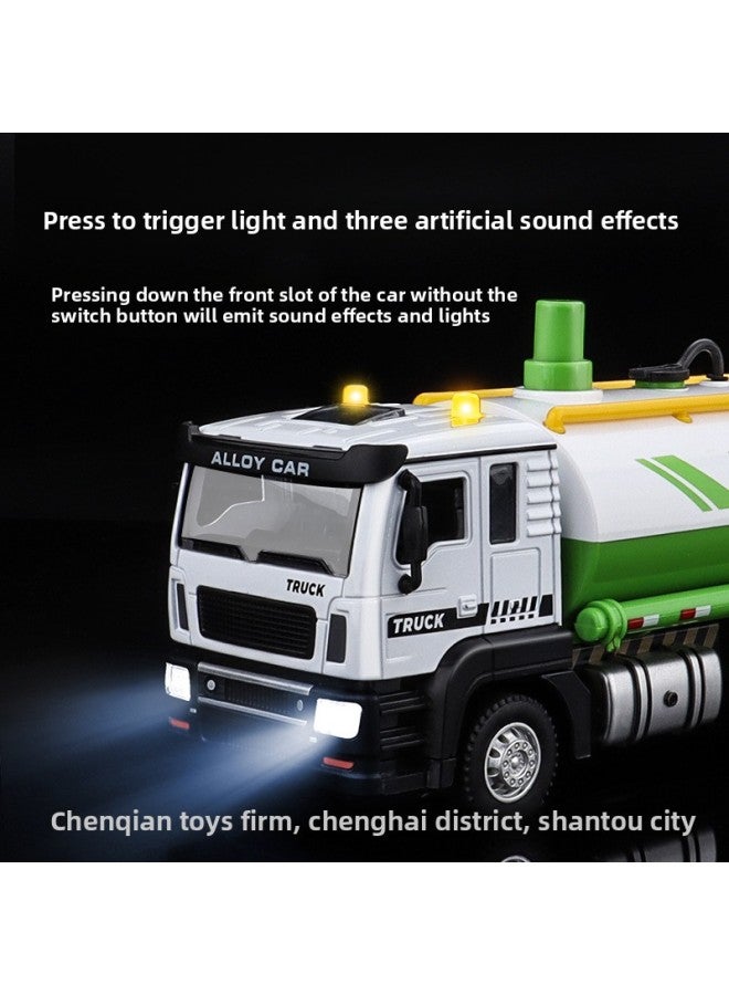 American International 1:43 City Sanitation Alloy Sprinkler Model Spray Water Road Cleaning Boy Toy Car-Color:1:50 Engineering Excavator-Boxed