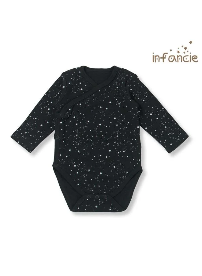 Luna & Lily Pack of 2 - Graphic Print Wrap Style Bodysuit