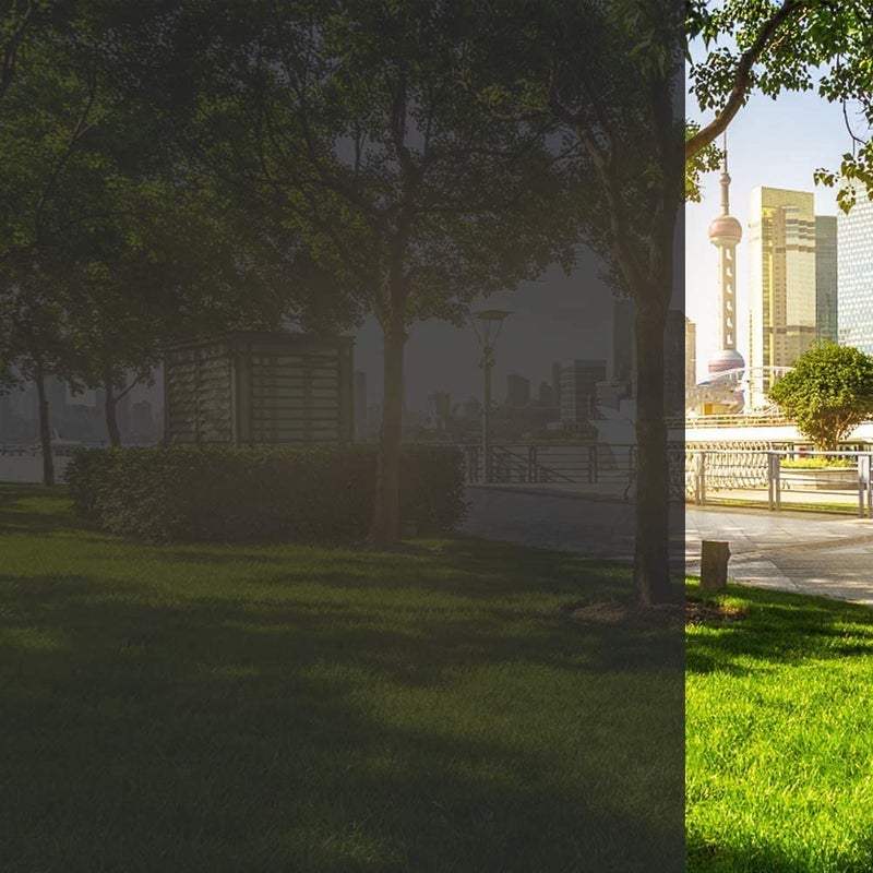 WISDOM Sunlight Control Window Glass Film for Privacy Office Home (50cm x 508cm, Black Film)-Self-Adhesive - Image 3