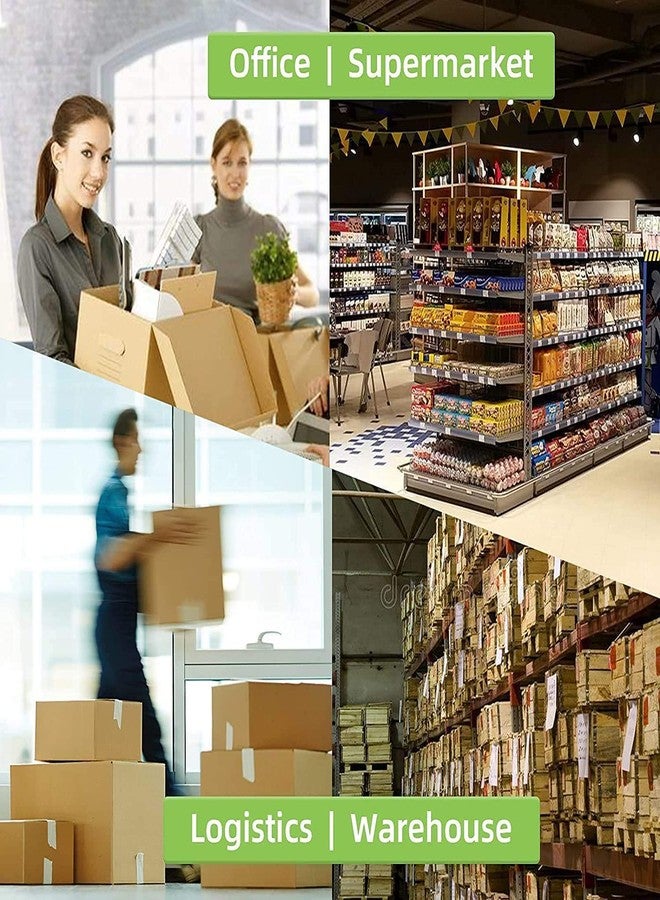 HIGH Rise Direct Cromo Paper Barcode Label Sticker 2 x 1 inch - 50mm x 25mm | 4000 Labels Per Roll | White Self Adhesive Sticker for Printing Barcoding (4 Roll Per Pack (16000 Labels)) - Image 4