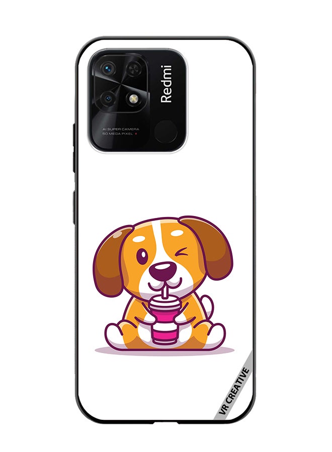 VR CREATIVE Protective Case Cover For Xiaomi Redmi 10C Cute Dog Design Multicolour - Image 1