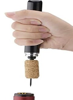 Beram Electric Opener, Pen Design, Air Pump Bottle Opener, Stainless Steel Needle, Microneedle Cork Hole, Automatic Corkscrew, Portable Multi Openers  - Image 3