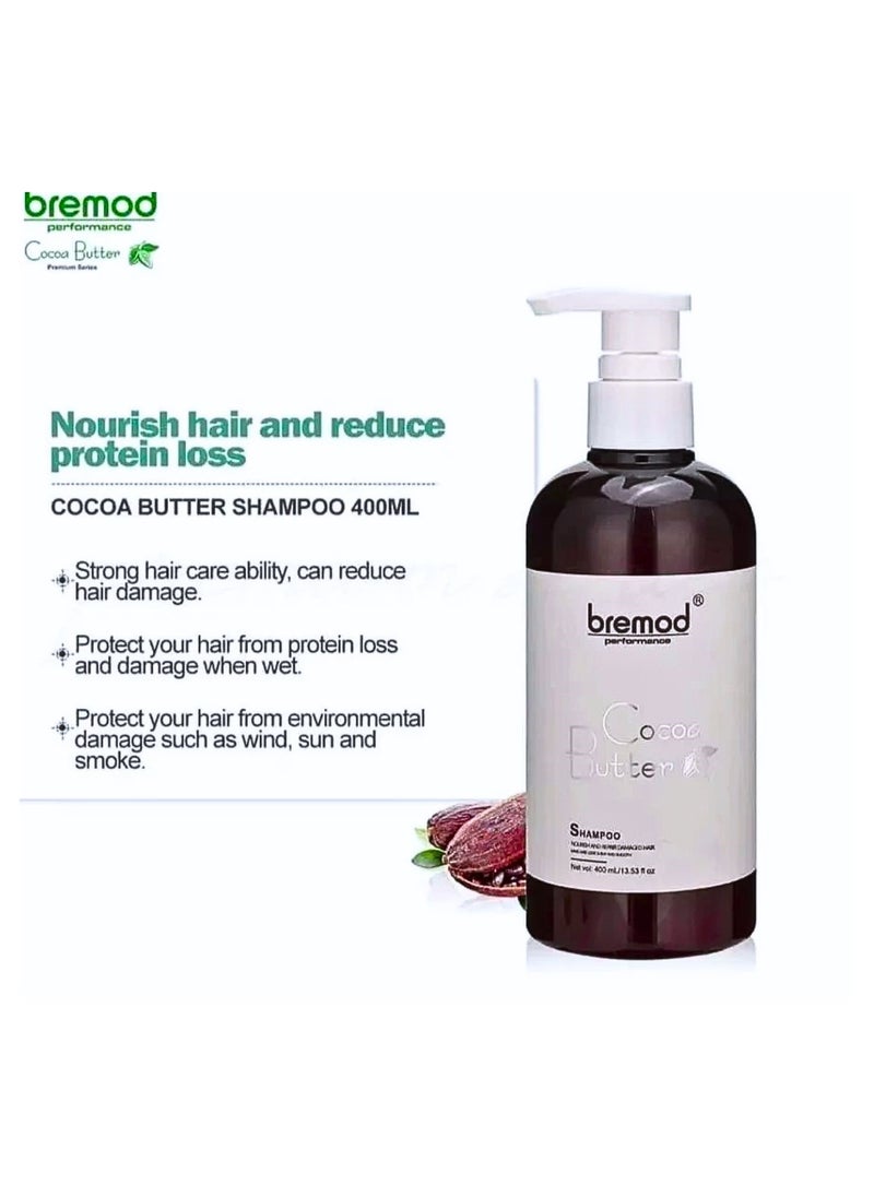 BREMOD - Bremod Hair Shampoo 400ml Cocoa Butter - Image 1