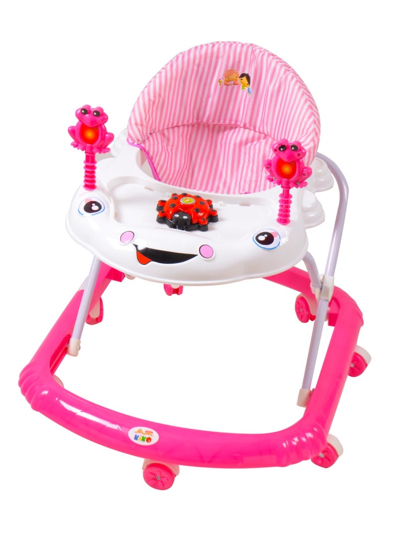 Kiko Baby Walker With Toys - Pink - Image 1
